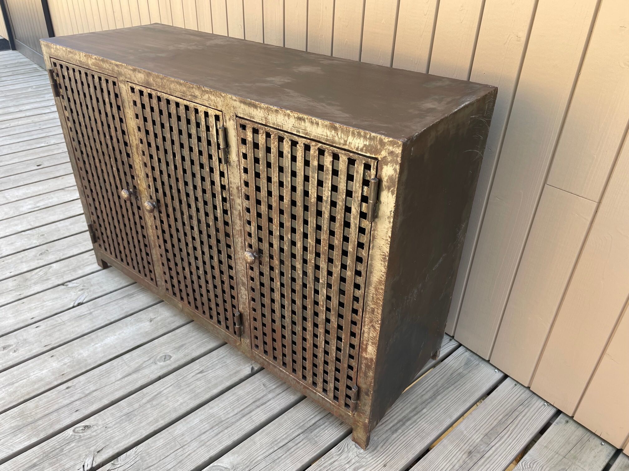 Metal sideboard