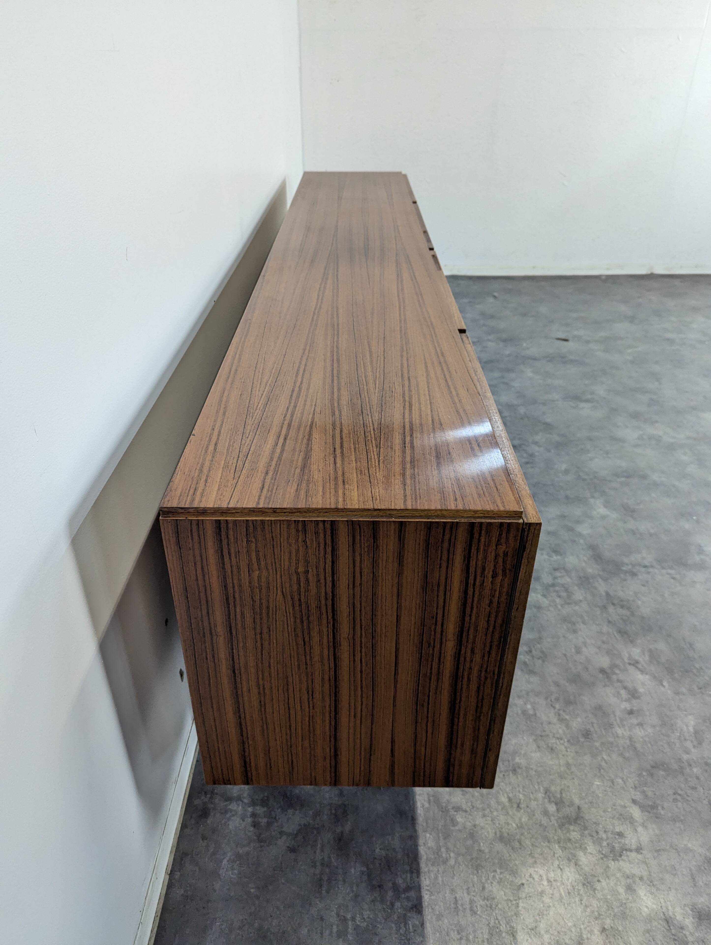 1950s rosewood sideboard produced by Musterring International