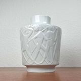 Vintage White Porcelain Vase from the Paradies Series by Kurt Wendler for Edelstein Bavaria, 1970s