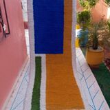 Traditional handmade hallway runner, size 75 x 300 cm