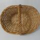 Vintage rattan mushroom basket