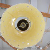 1970s italian brass pendant light