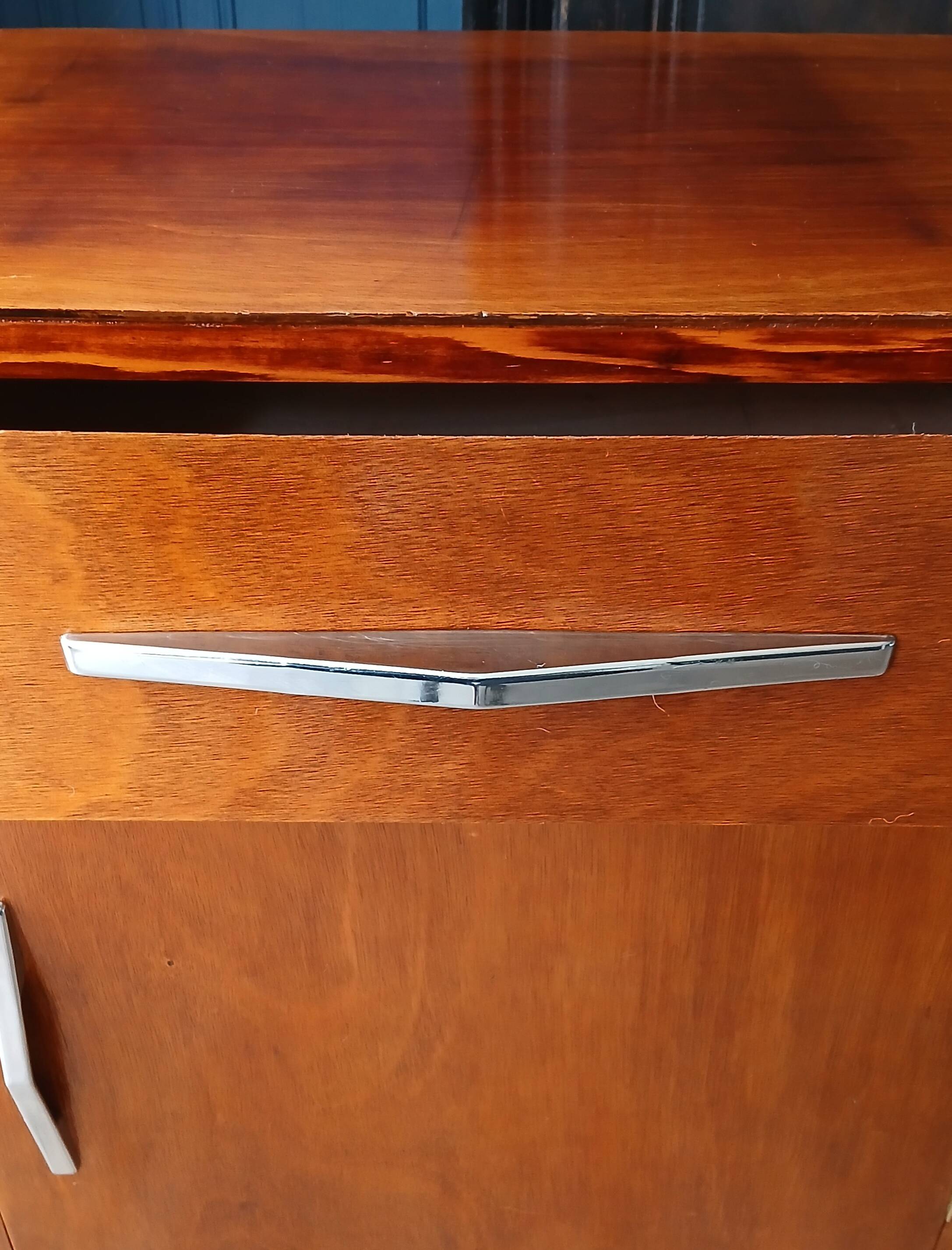 Meuble à dessin, caisson de bureau années 50