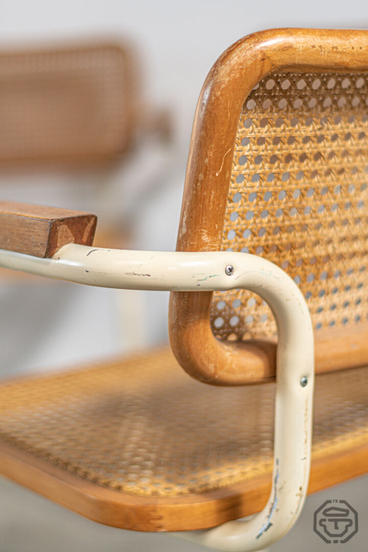 Lot of 3 chairs Marcel Breuer B64