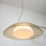 Rare UFO Space Age Lamp from Guzzini in Light Brown, 1970s