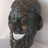Vintage Socrates terracotta mask
