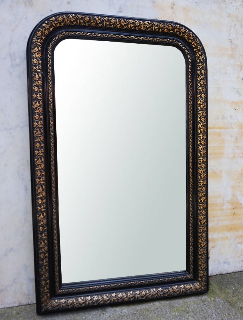 Antique French mirror ca. 1880 - 75x47cm