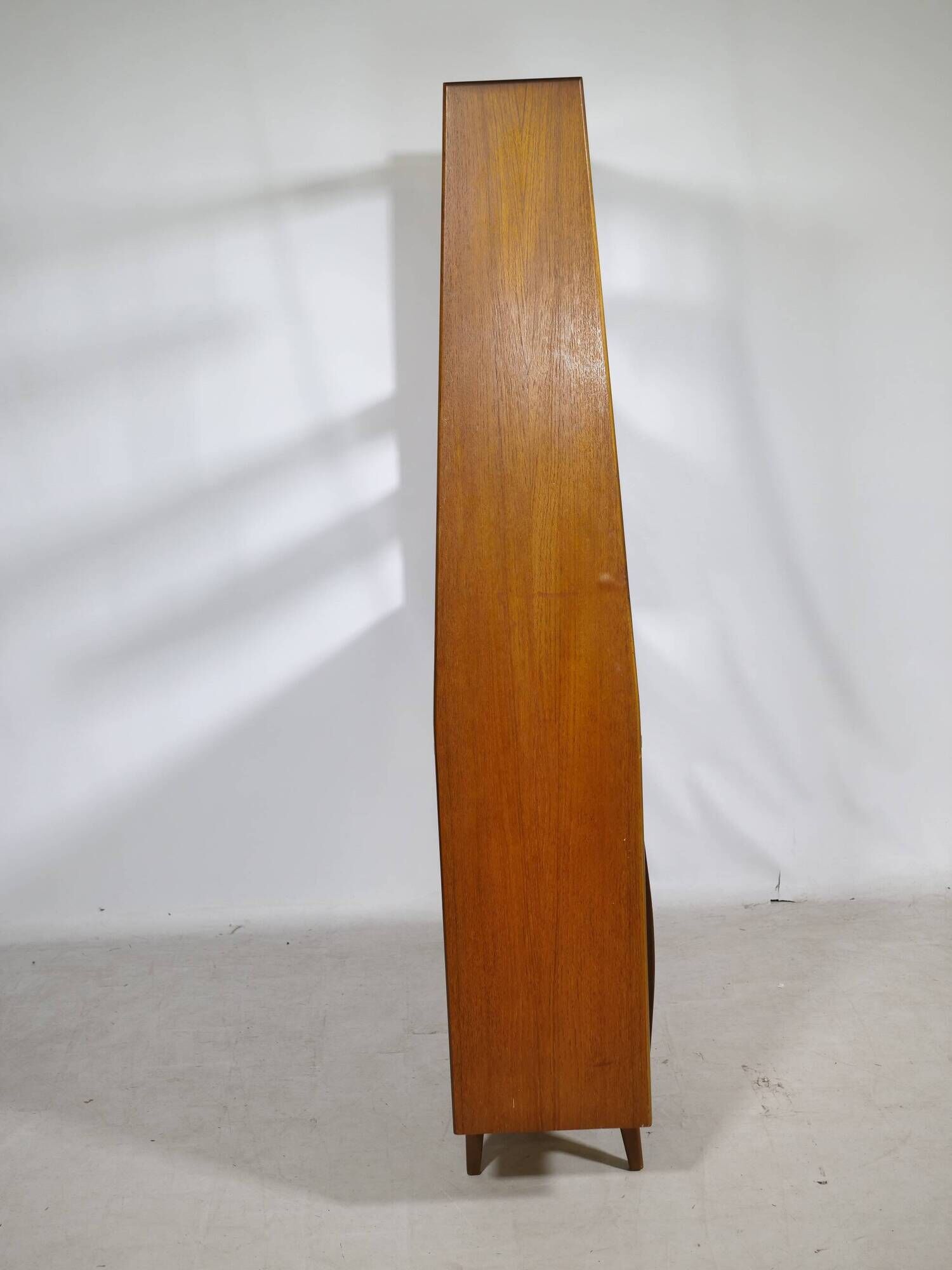 Mid-Century Highboard with Kidney Shaped Shelf in Teak, 1960s
