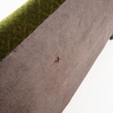 Antique sofa-bed in green colour