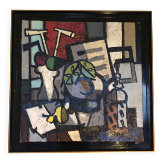 Oil on canvas Claude Venard