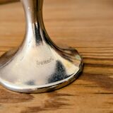 Polished metal vintage Damart soliflore – 20th-century modernist design