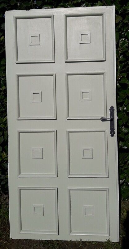 Door 207x99,5cm communication back panel molded