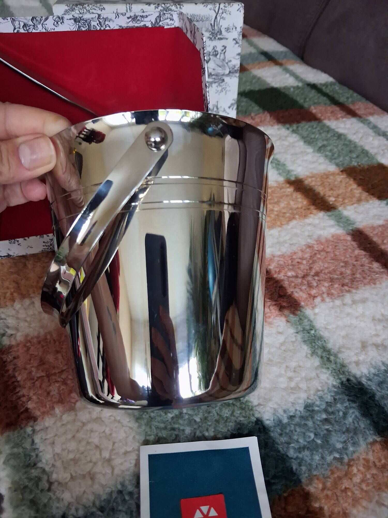 Full set vintage ice bucket by Guy Degrenne