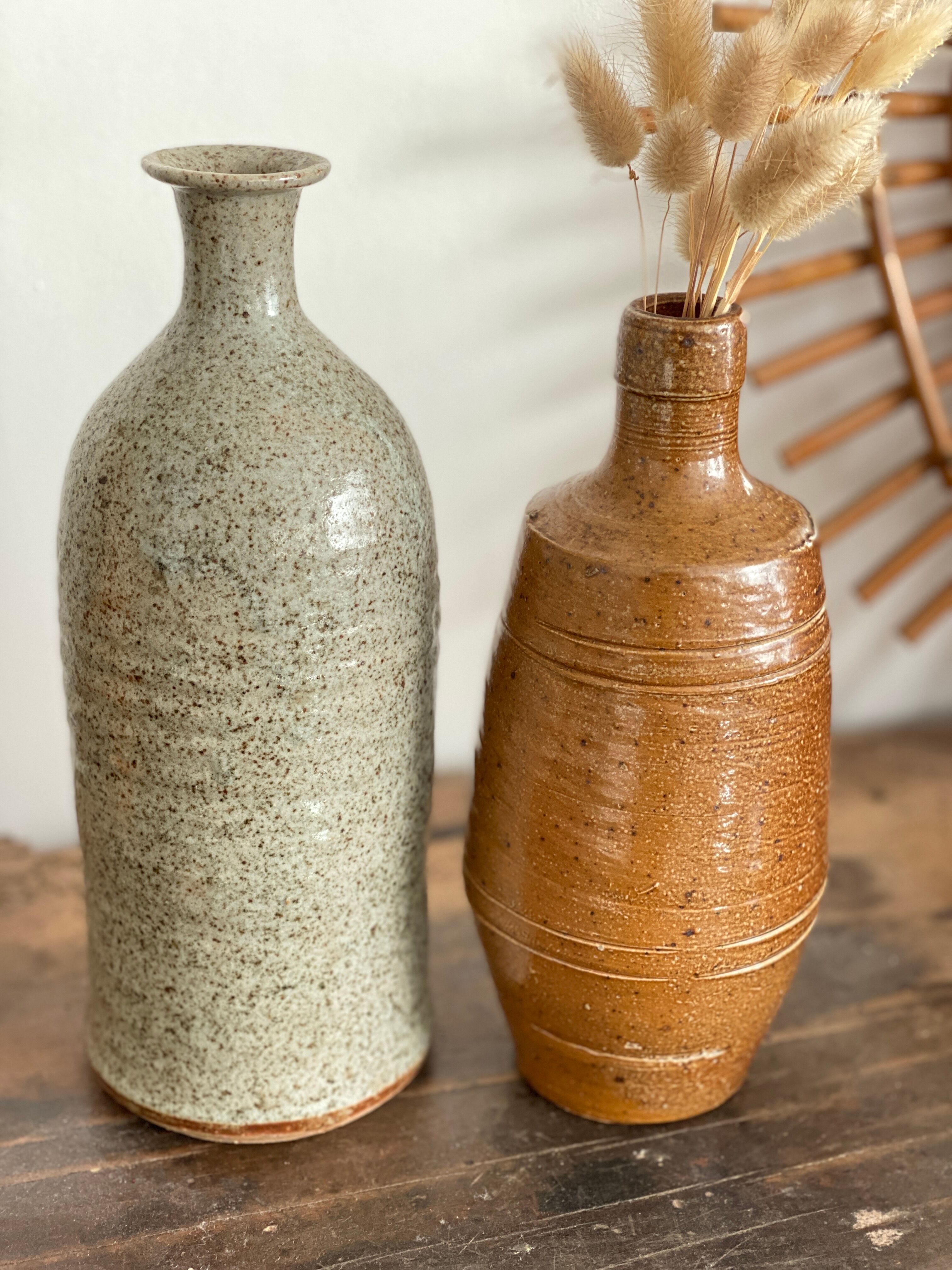 Vintage sandstone vase