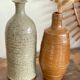 Vintage sandstone vase