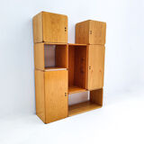 Set of Mid-Century Modular Wooden Cubes