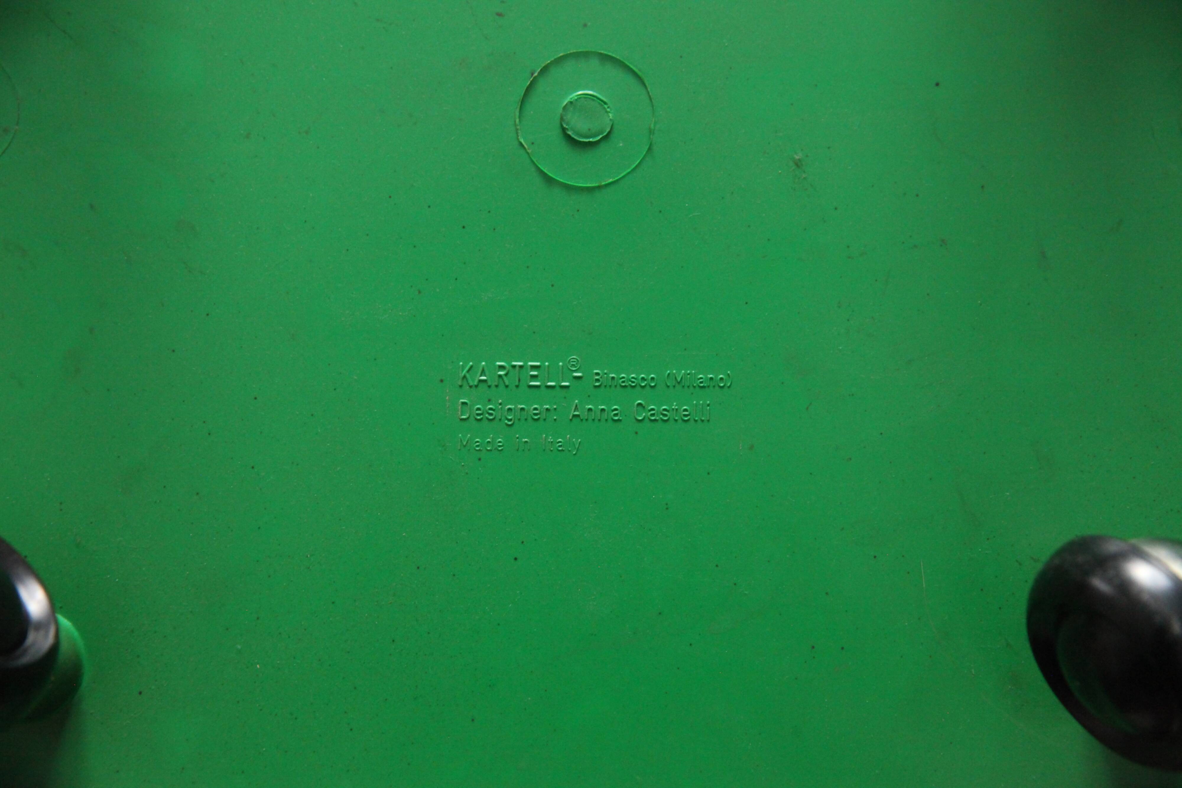 Componibili Green bedside by Anna Castelli for Kartell