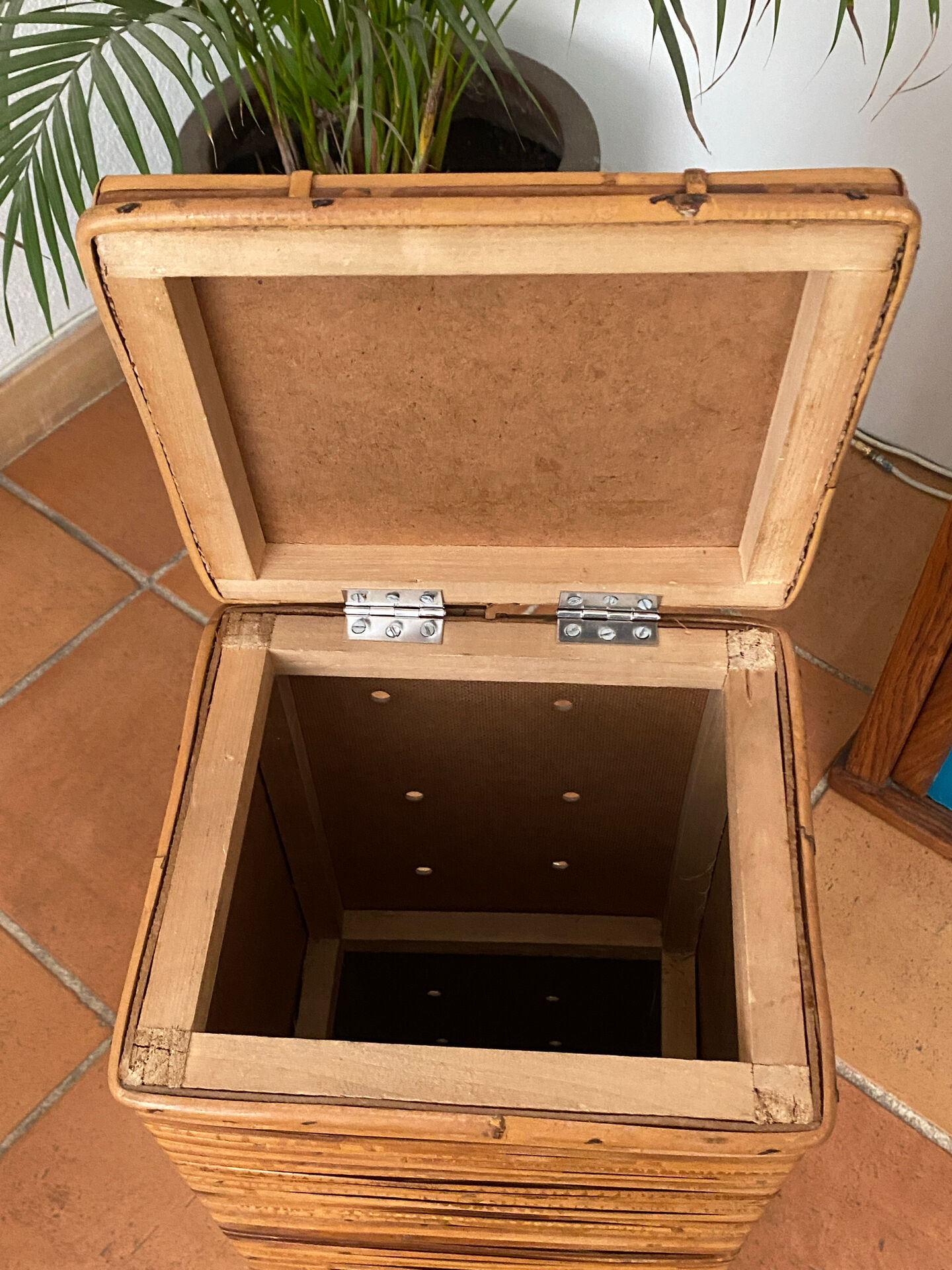 Rattan chest