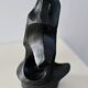Free-form ceramic, painted black, 1969