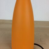 Lamp Olivier Villatte orange wood, 80s