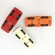 3 old small tin circuit cars with lead wheels • Vintage • 1960s
