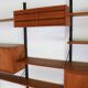 Poul Cadovius wall-unit vintage freestanding