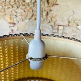 Vintage sisal / jonc de mer pendant light circa 1970's