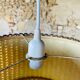 Vintage sisal / jonc de mer pendant light circa 1970's