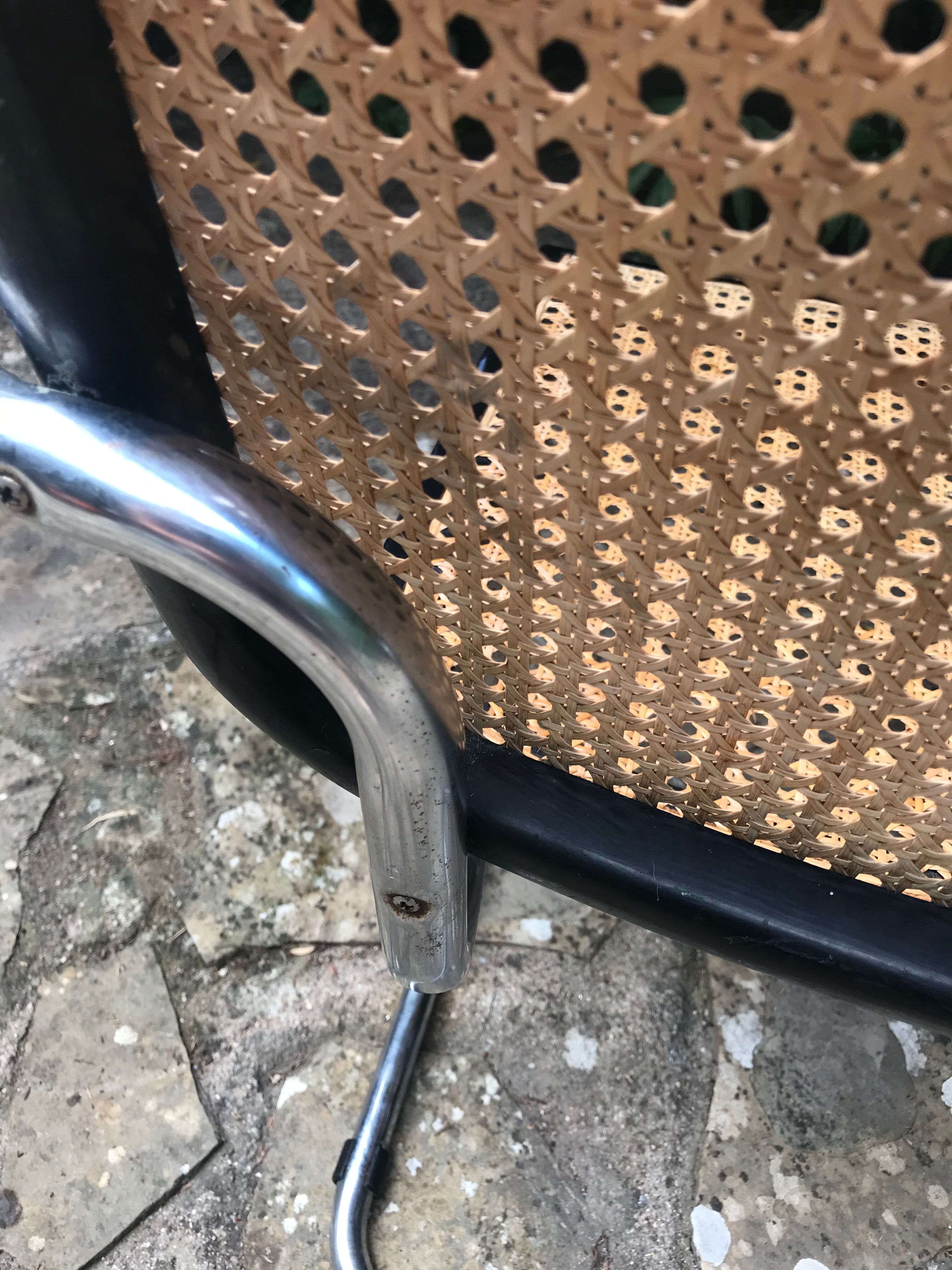 Pair of armchairs B64 Marcel Breuer