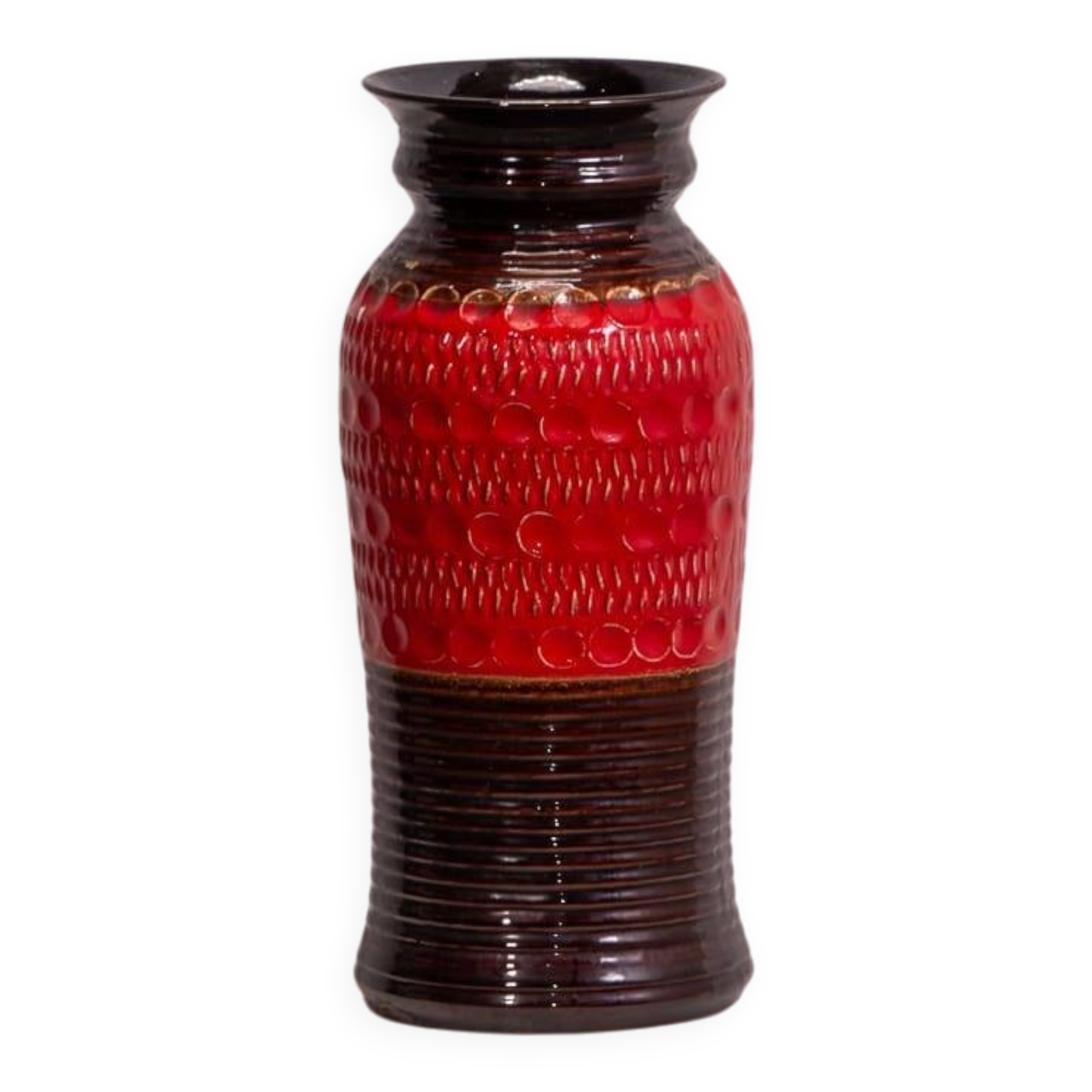 Grand vase de lave grasse ouest-allemand 76 40
