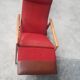 Red deckchair