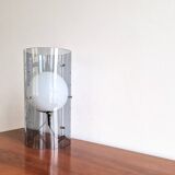 Model D-2045 Cylindrical table lamp with globe for Raak Amsterdam, The Netherlands 1960's