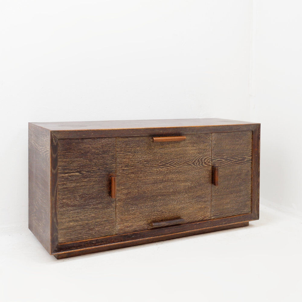 Wenge wood vintage sideboard - modernist style