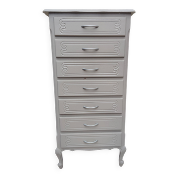 Commode Semainier/Chiffonnier Louis XV 7 tiroirs