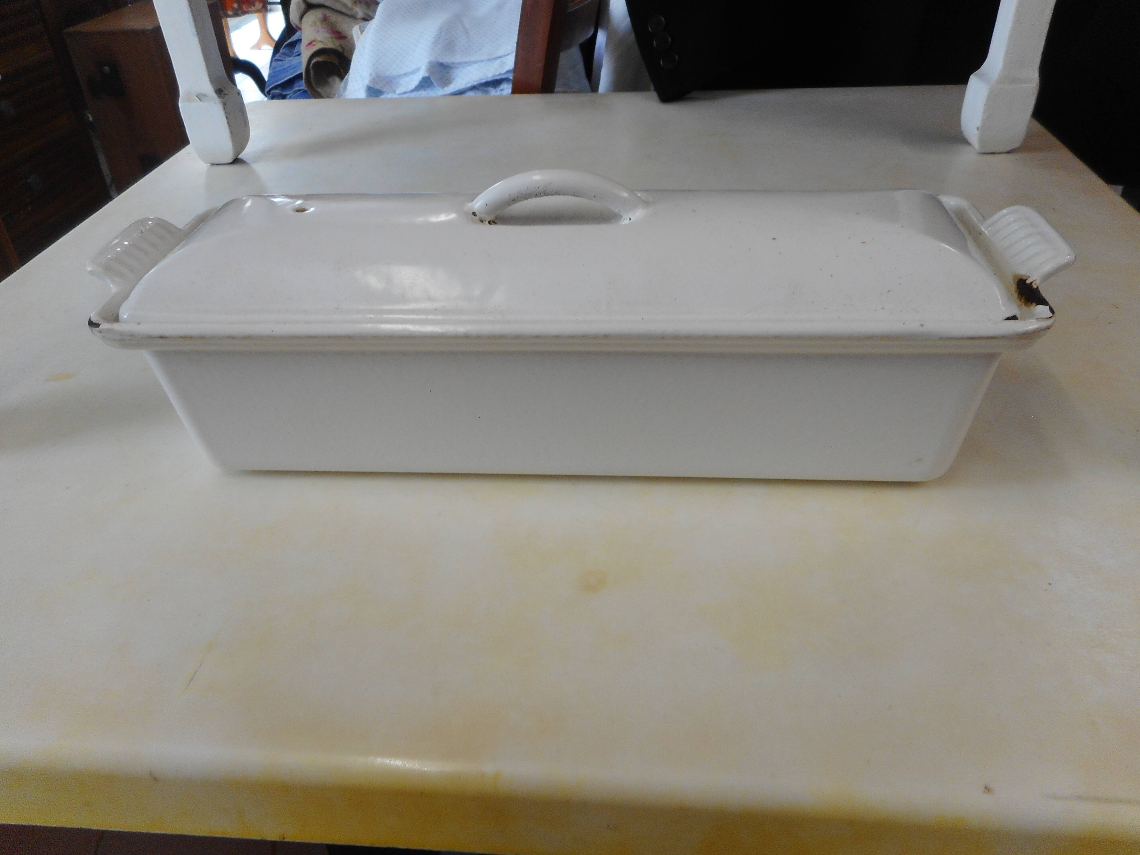 Enamelled cast iron terrine Le creuset