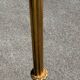 old floor lamp / gilded bronze light fixture / vintage