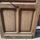 Passage door in patinated fir XX century