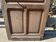 Passage door in patinated fir XX century