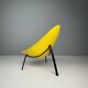 Yellow Tripod Lounge Chair by Ed Merat, France 1956