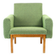 Midcentury Armchair In Fabric & Beech, Czechoslovakia 1960s