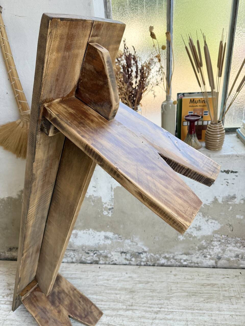 Paire de bancs de ferme en chêne