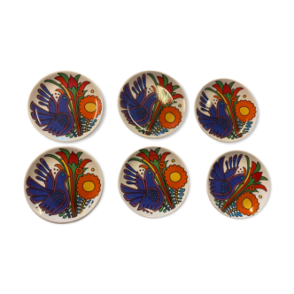 Six saucers Villeroy Boch Acapulco