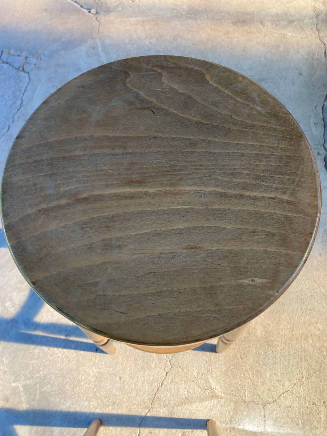 Pair of wooden bar stools