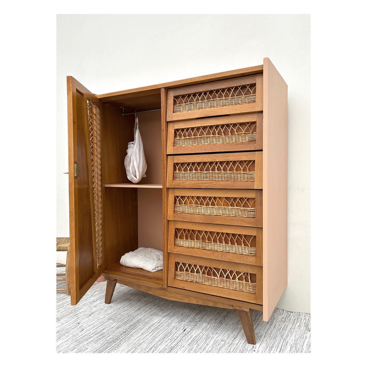 Rattan cabinet
