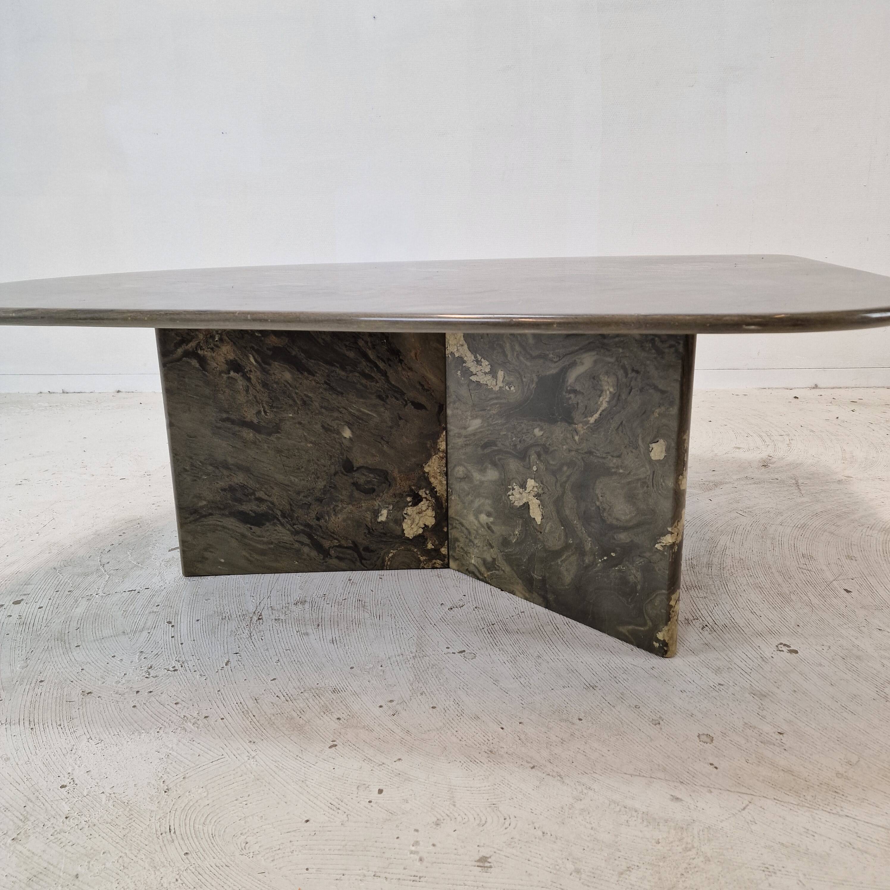 Italian Coffee Table in Granite, 1980s