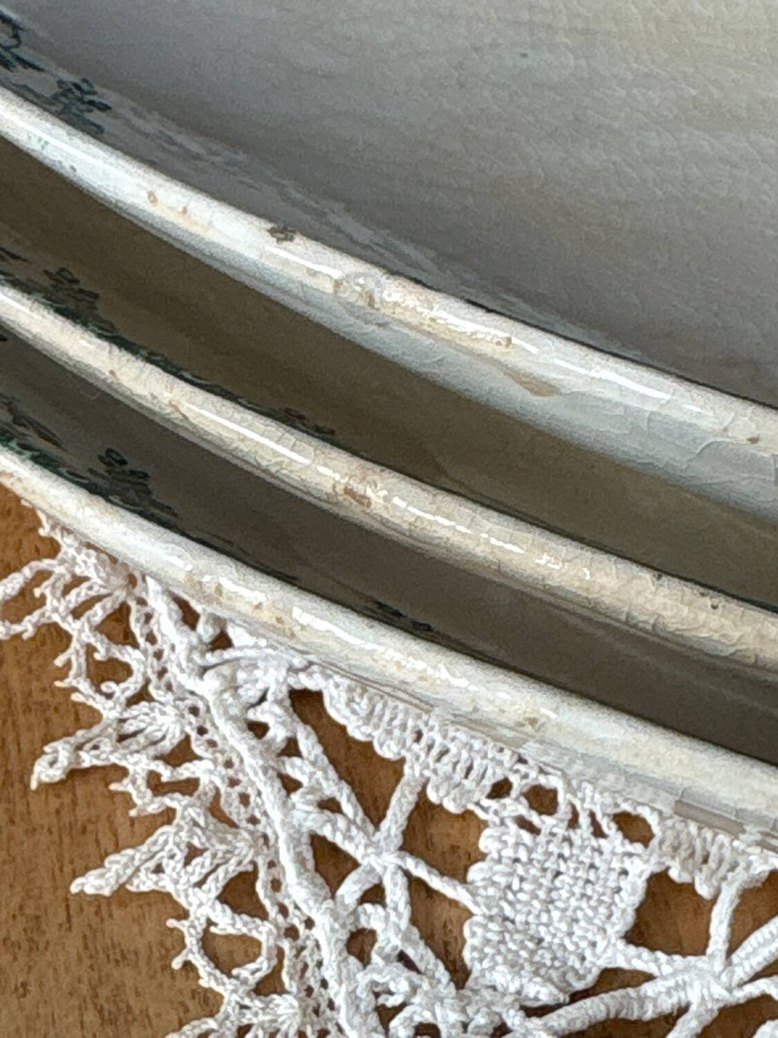 Lot de 3 raviers Terre de Fer Gien modèle Montigny