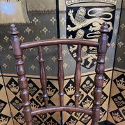Suite of 8 bistro chairs in cannage FISCHEL