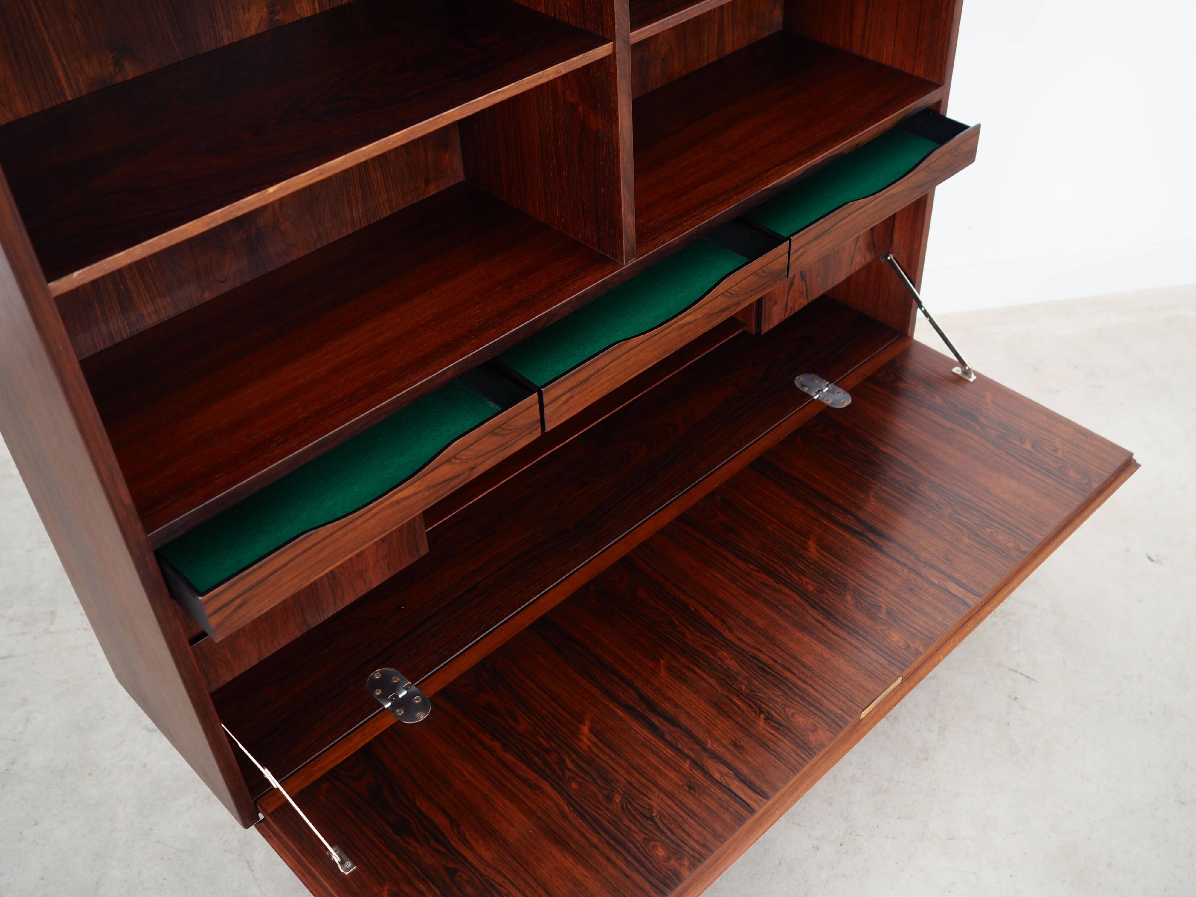 Rosewood bookcase, Danish design, 1970s, manufacture: Omann Jun