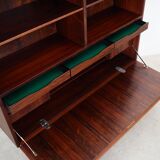 Rosewood bookcase, Danish design, 1970s, manufacture: Omann Jun
