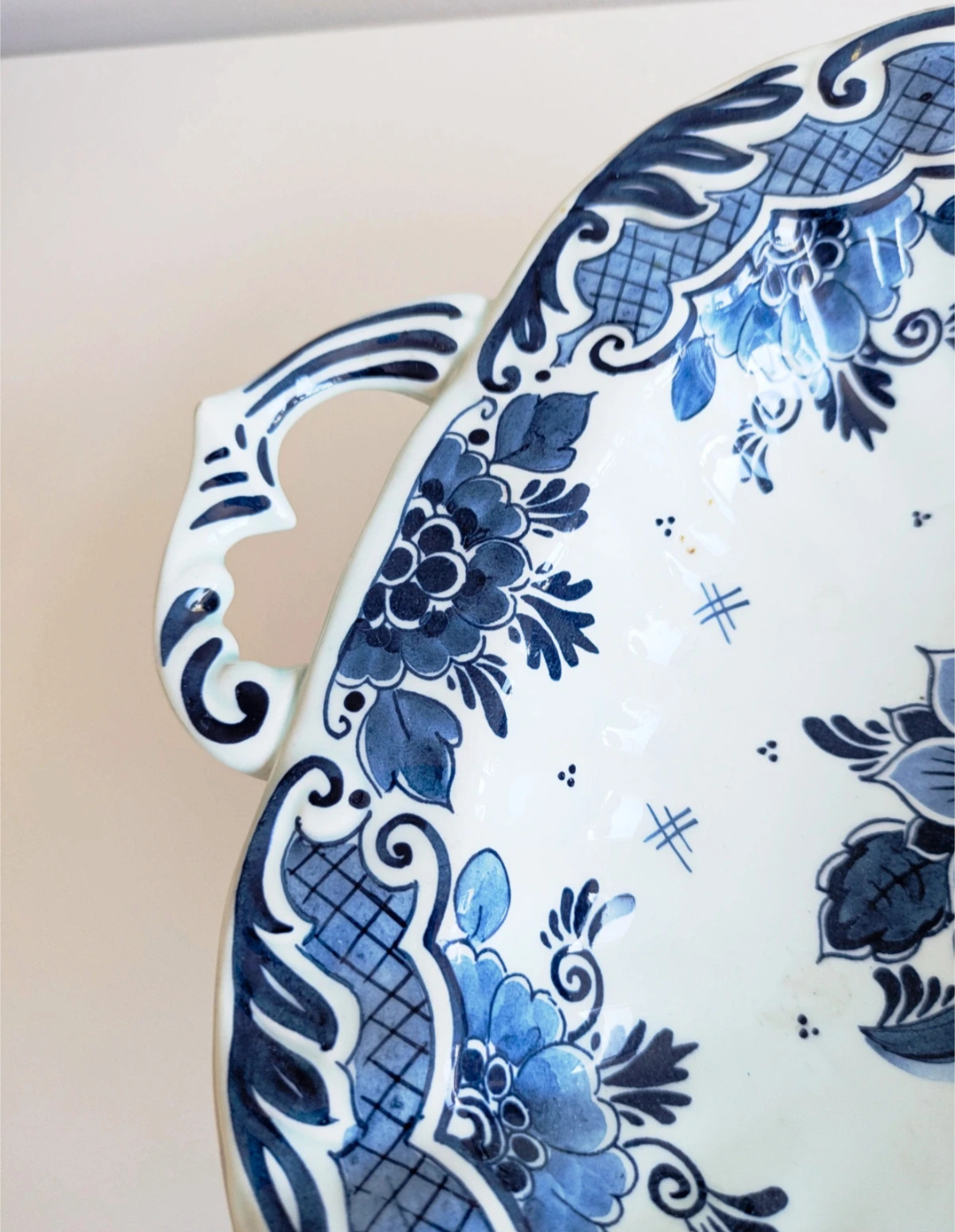 The vegetable dish from the Royal Factory of Delft